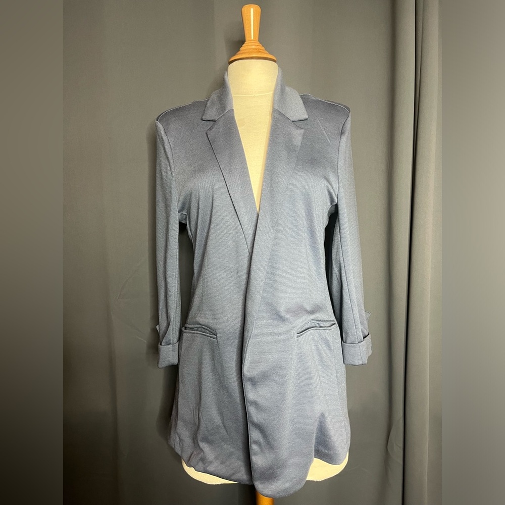 NWT Stoosh Open‎ Front Suit Style 3/4 Sleeve Jacket /w padded shoulders.